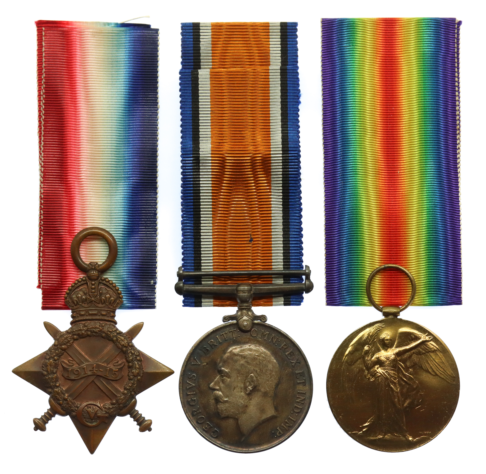 WW1 1914-15 Star Medal Trio – Dvr. J. Jones, 2nd Mobile Vet. Sect. Army Service Corps – Died 30/4/17