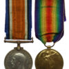 WW1 British War & Victory Medal Pair – Pte. T.W. Patefield, 15/17th Bn. West Yorkshire Regiment