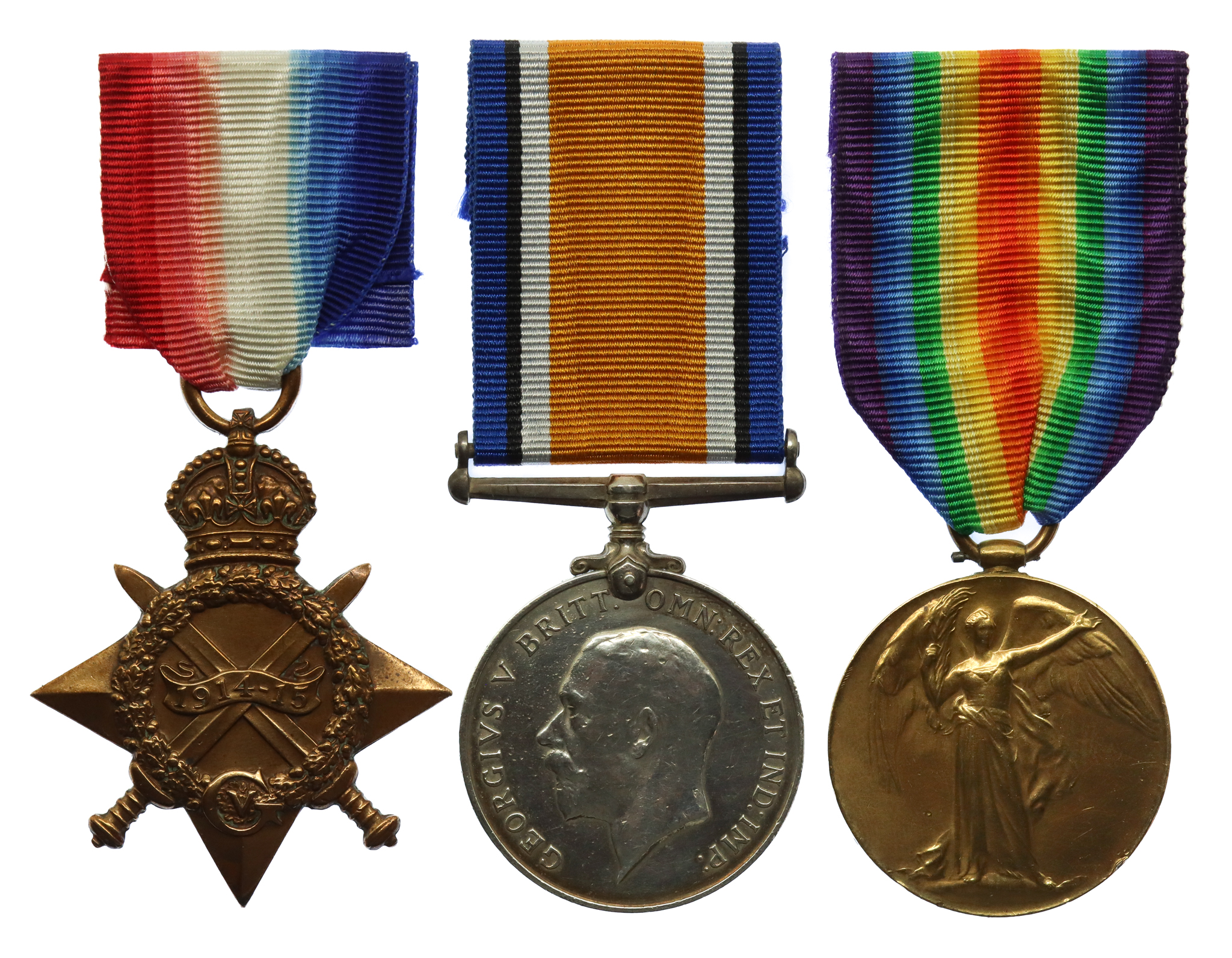 WW1 1914-15 Star Medal Trio – Canteen Manager Sidney G. Mattingley, HMS Princess Royal