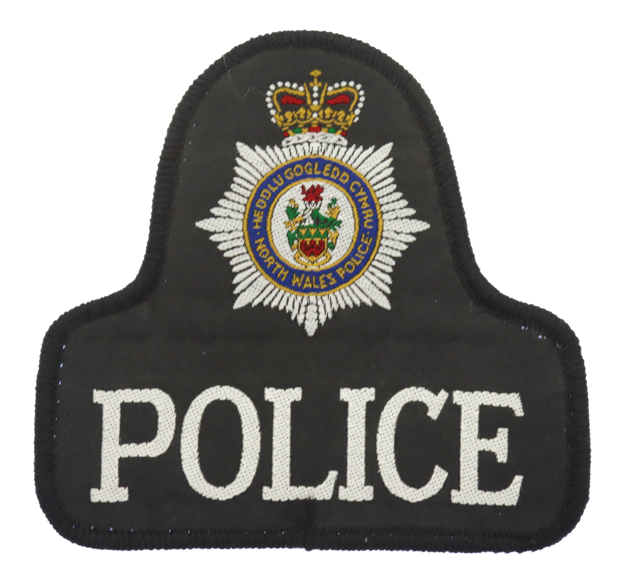 North Wales Police Cloth Bell Patch Badge