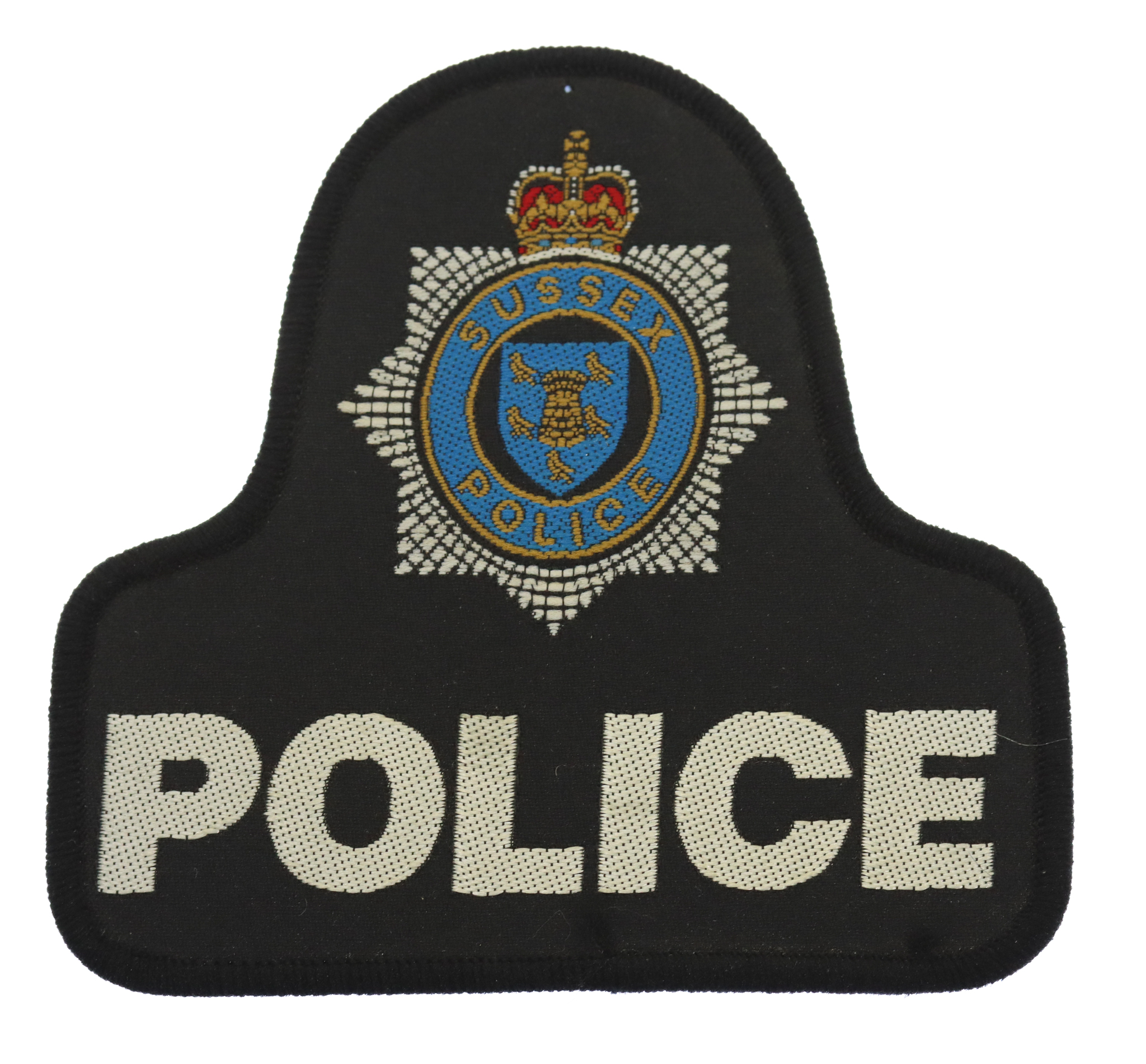 Sussex Police Cloth Bell Patch Badge