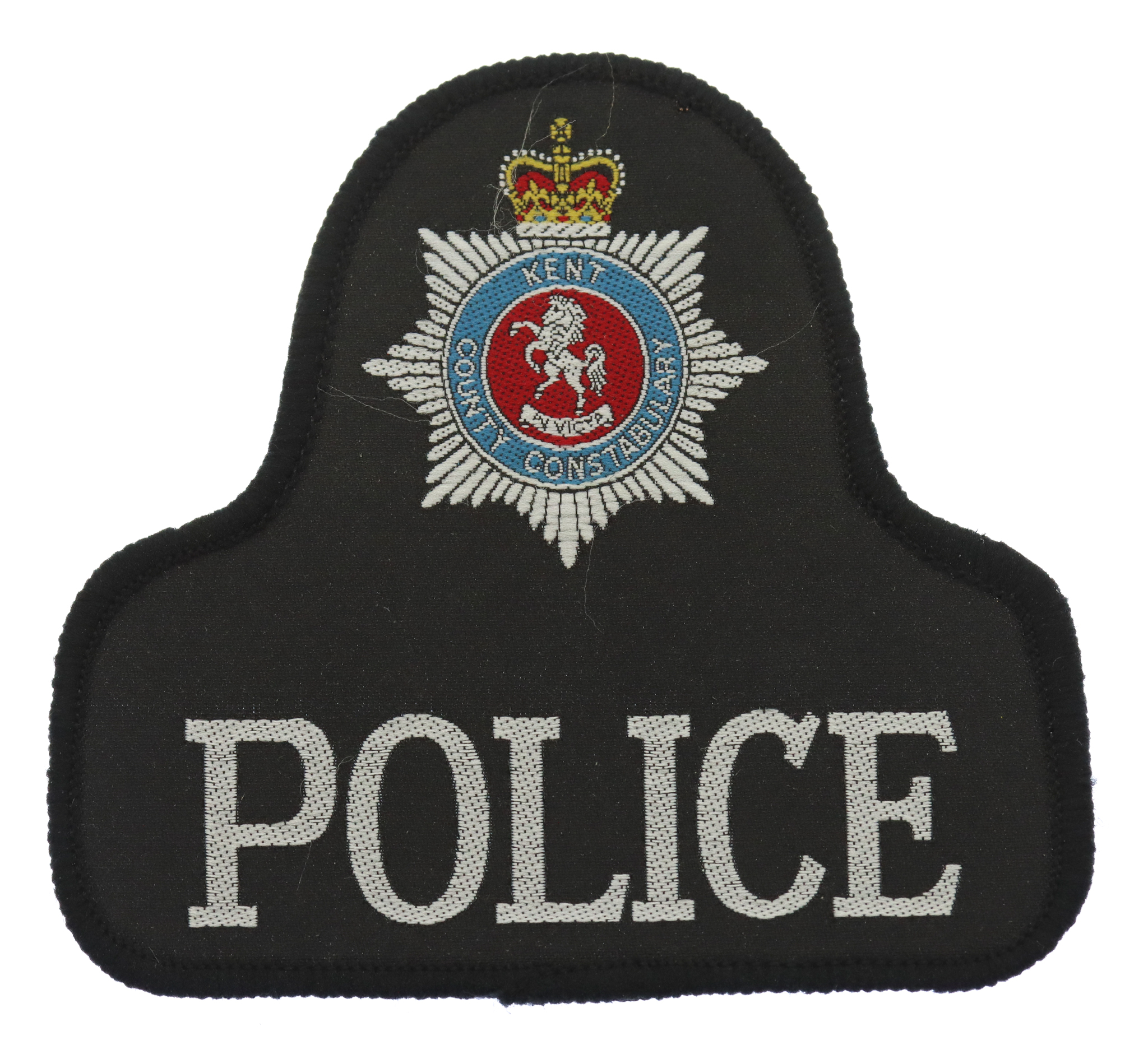 Kent Police Cloth Bell Patch Badge