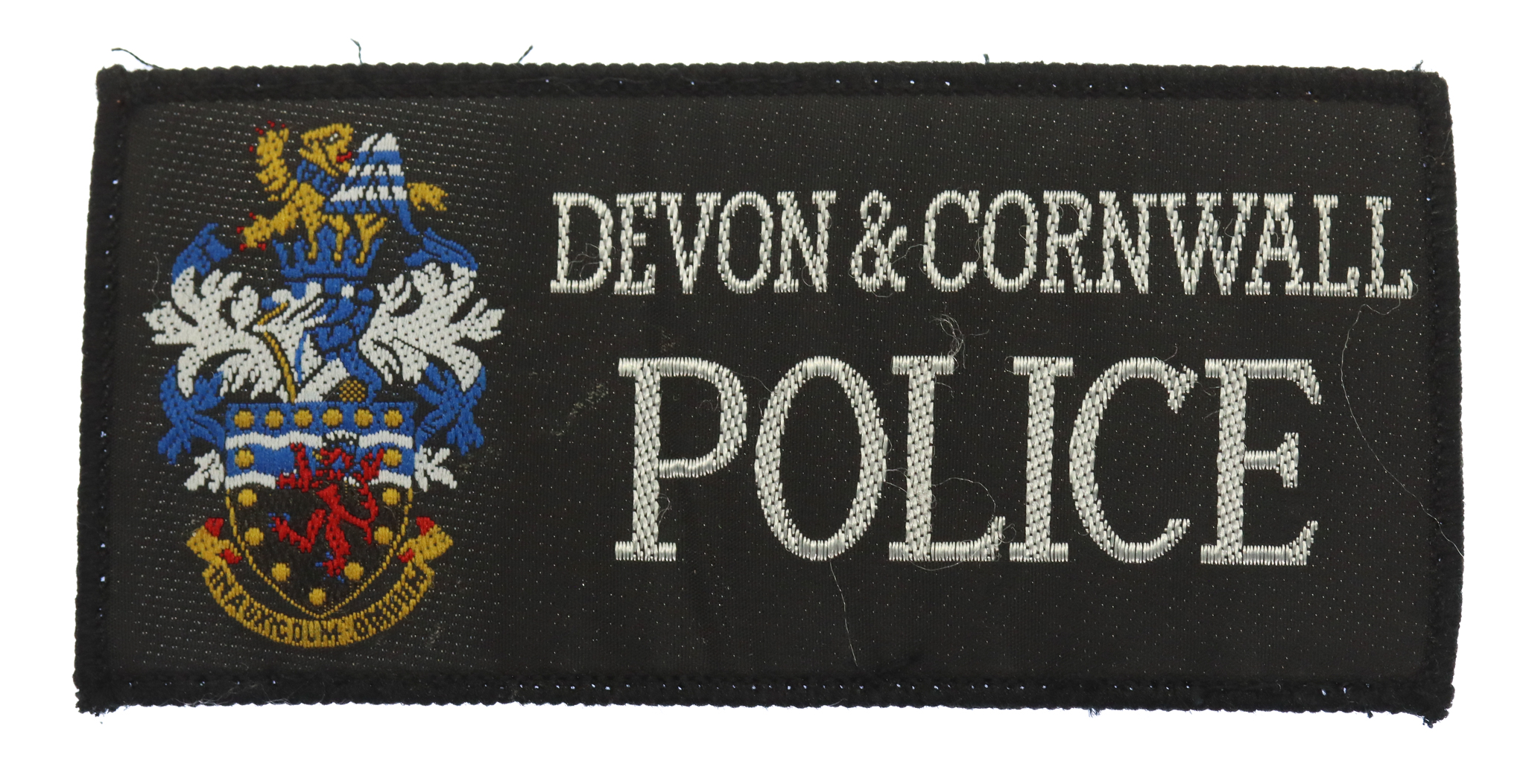 Devon & Cornwall Police Cloth Patch Badge