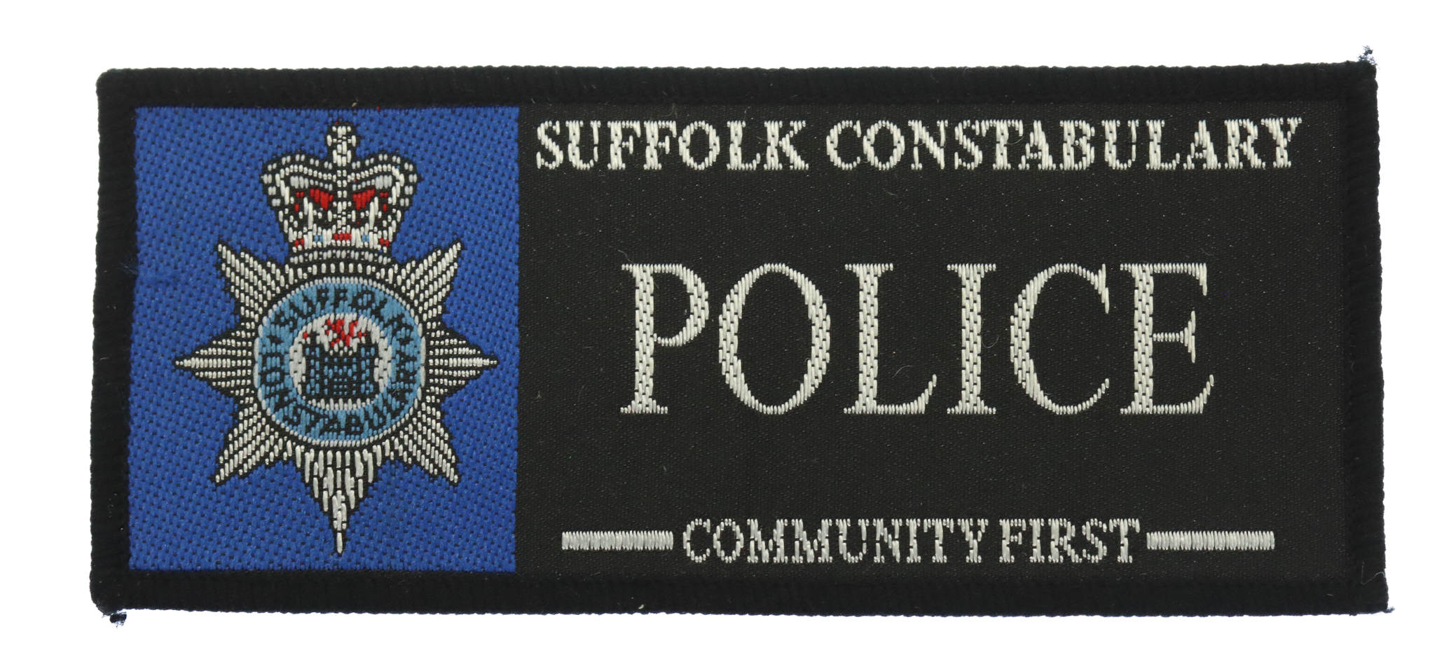 Suffolk Constabulary Police Cloth Patch Badge