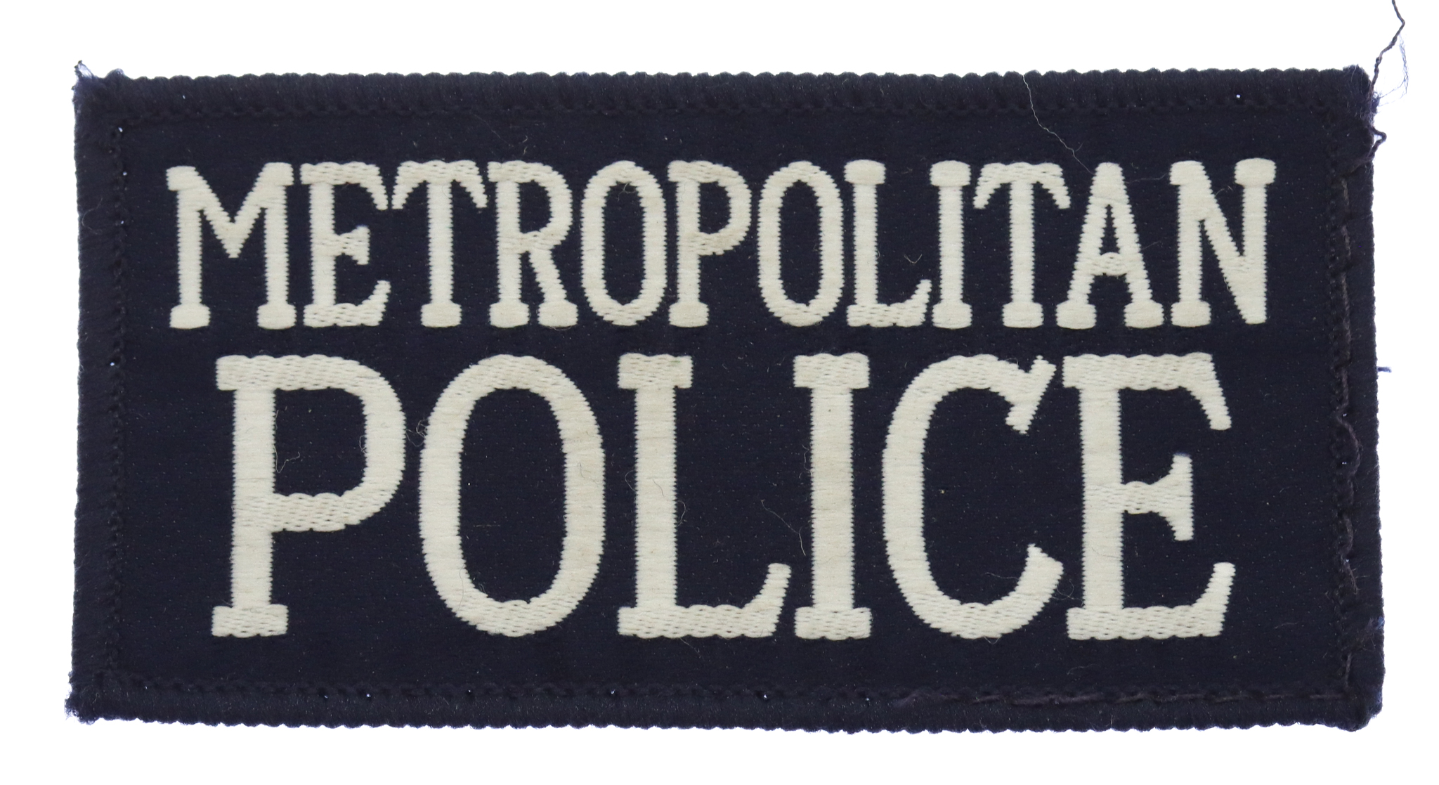 Metropolitan Police Cloth Patch Badge 