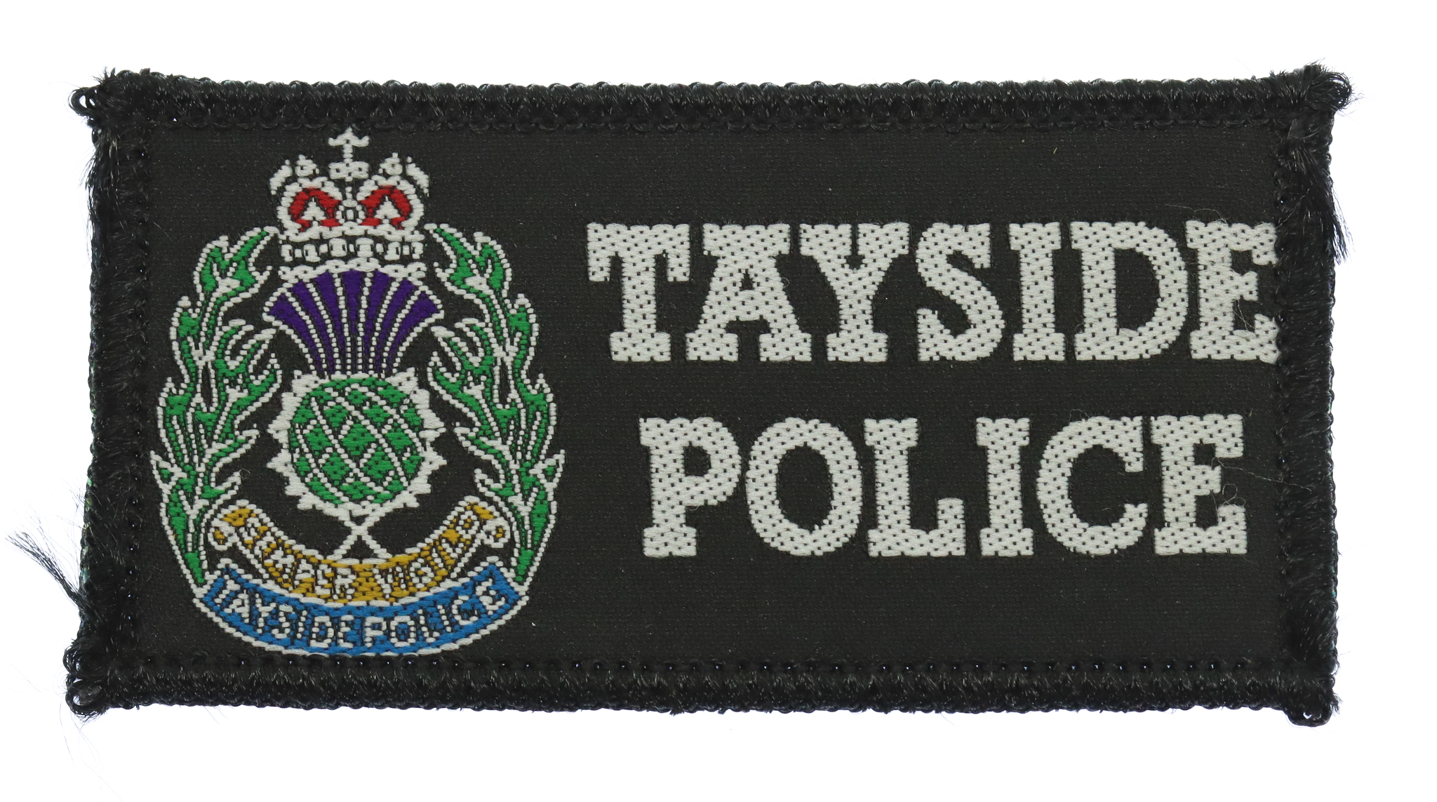 Tayside Police Cloth Patch Badge (Small Type)