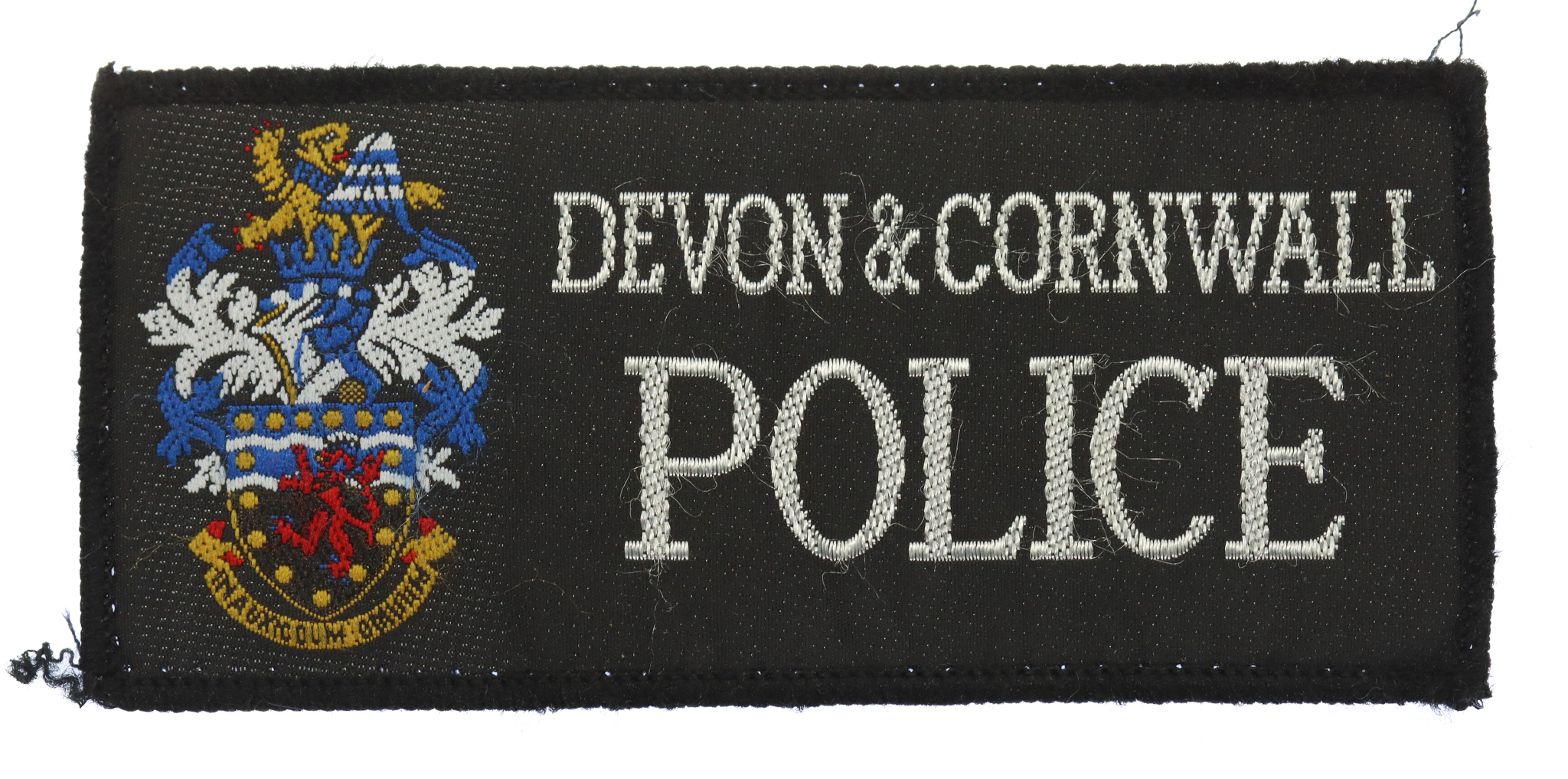 Devon & Cornwall Police Cloth Patch Badge