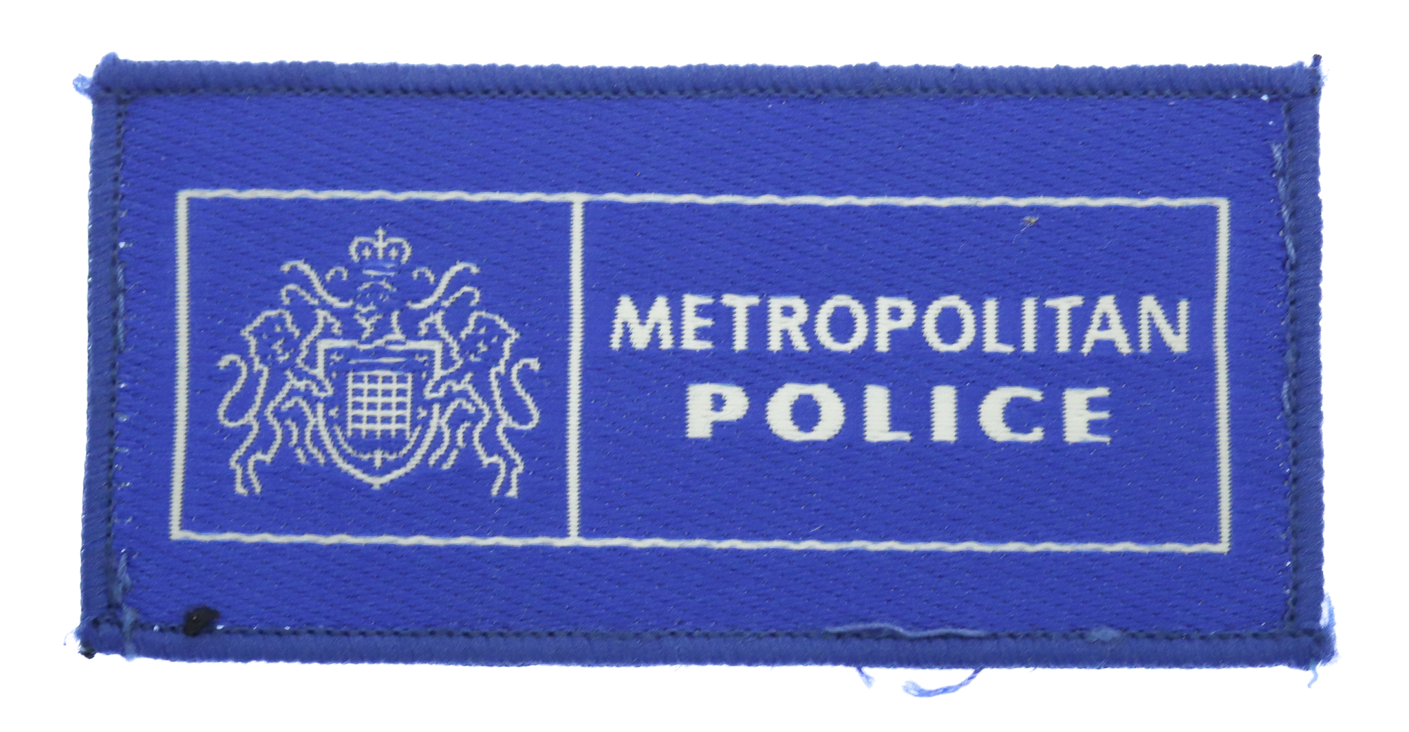 Metropolitan Police Cloth Patch Badge (Blue)