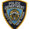 United States City of New York Police Department Cloth Patch Badge