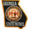 United States Georgia State Patrol Cloth Patch Badge