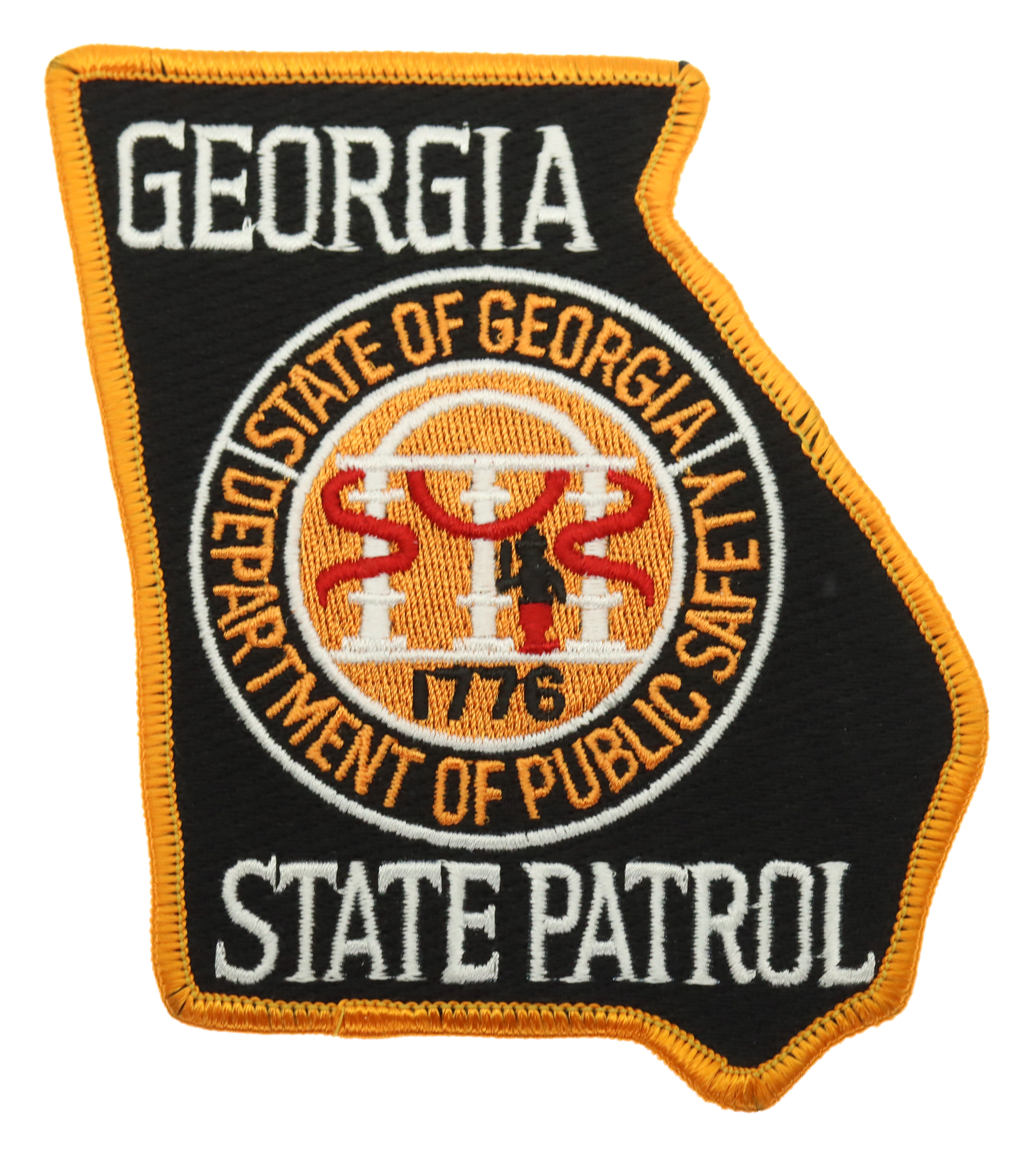 United States Georgia State Patrol Cloth Patch Badge