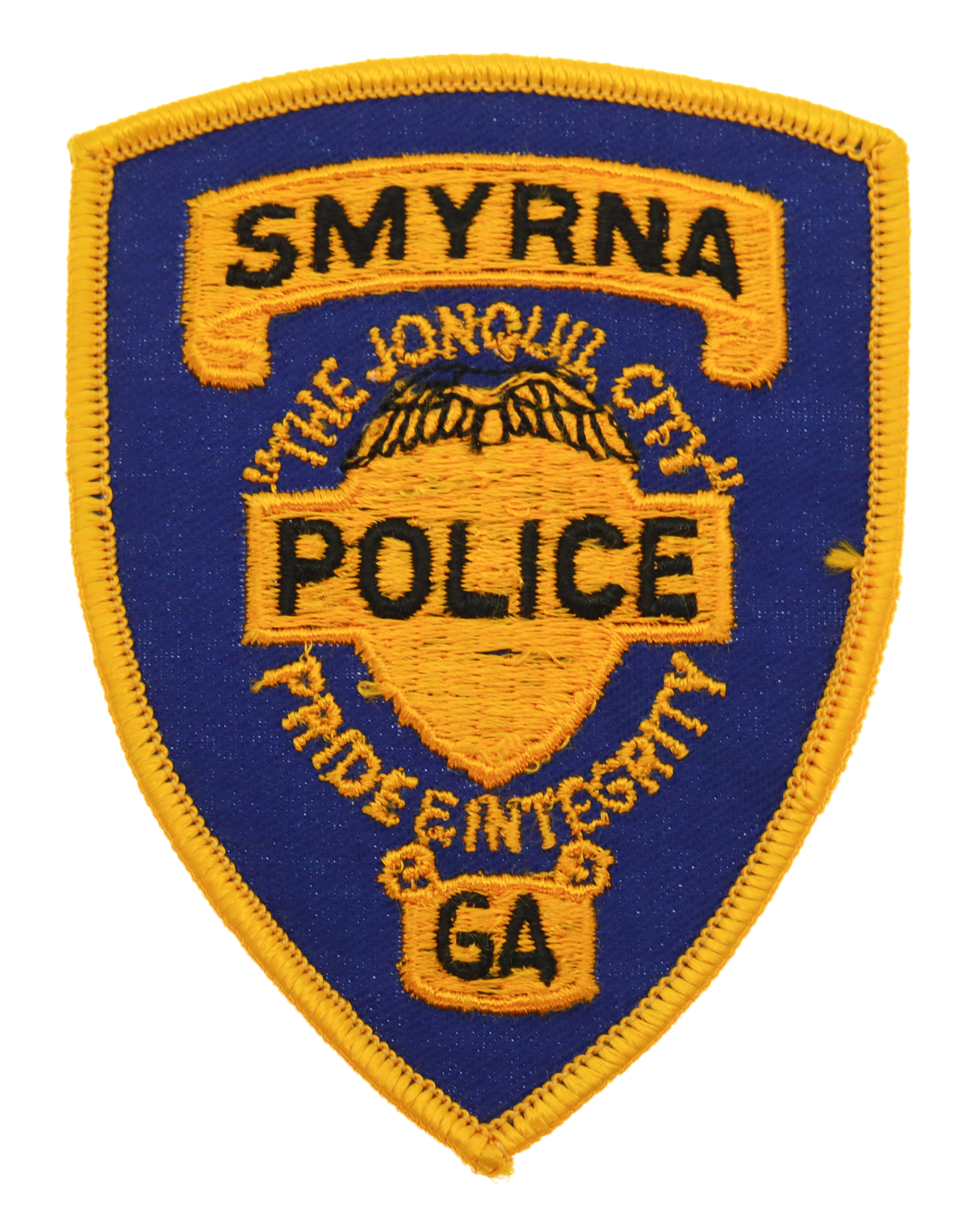 United States Smyrna Police GA Cloth Patch Badge