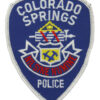 United States Colorado Springs Police Cloth Patch Badge