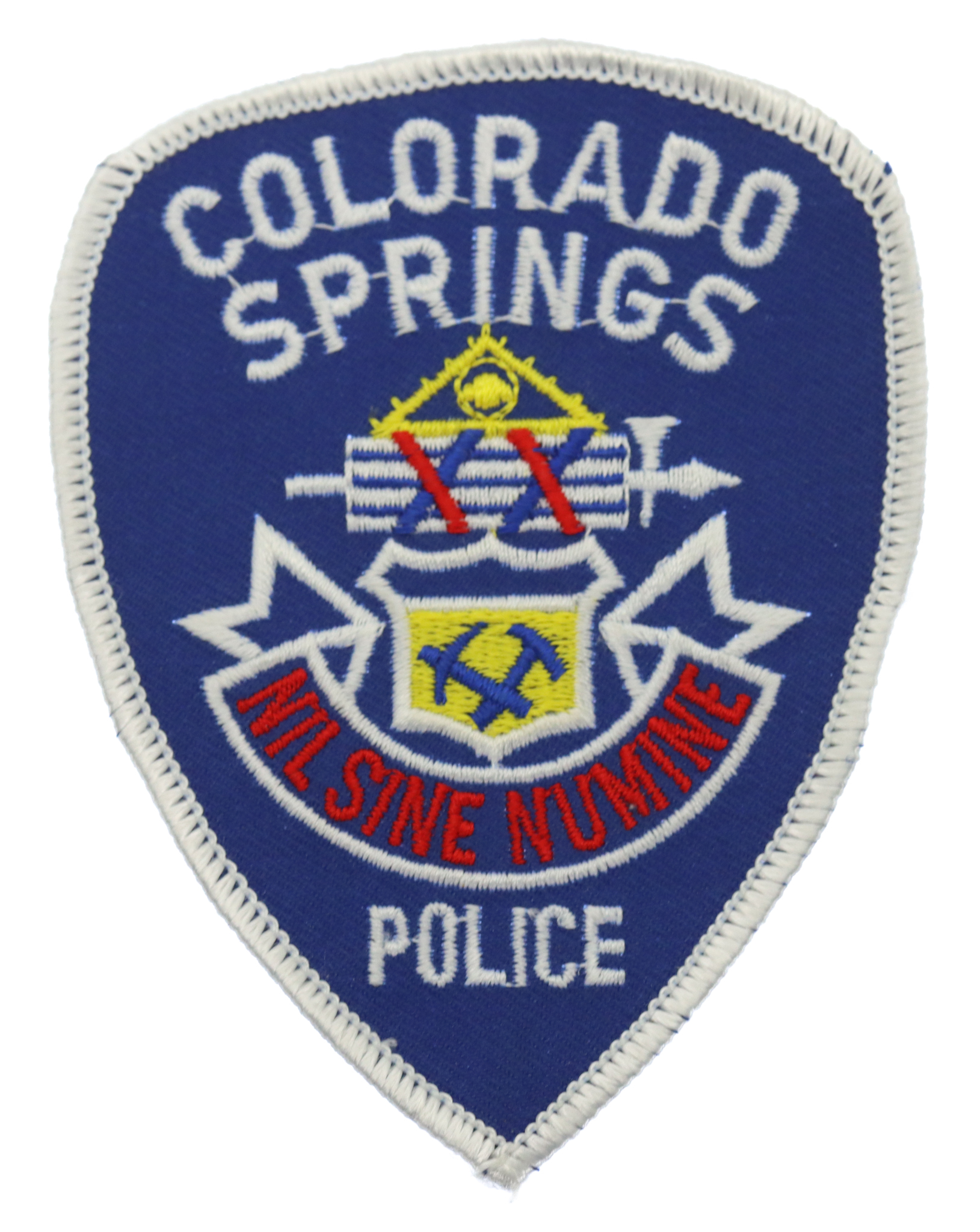 United States Colorado Springs Police Cloth Patch Badge