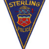 United States Sterling Police Cloth Patch Badge