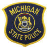 United States Michigan State Police Cloth Patch Badge