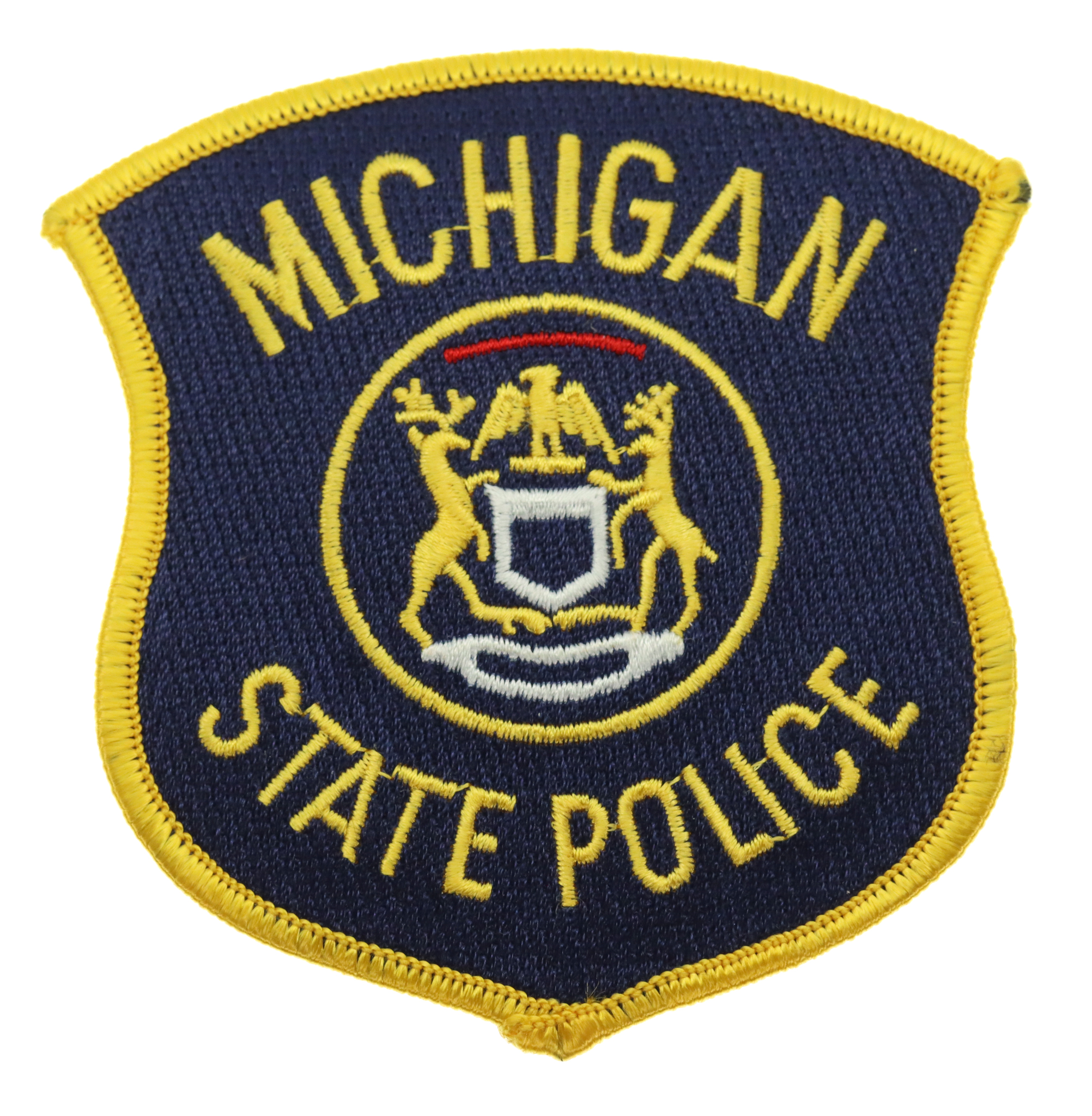 United States Michigan State Police Cloth Patch Badge