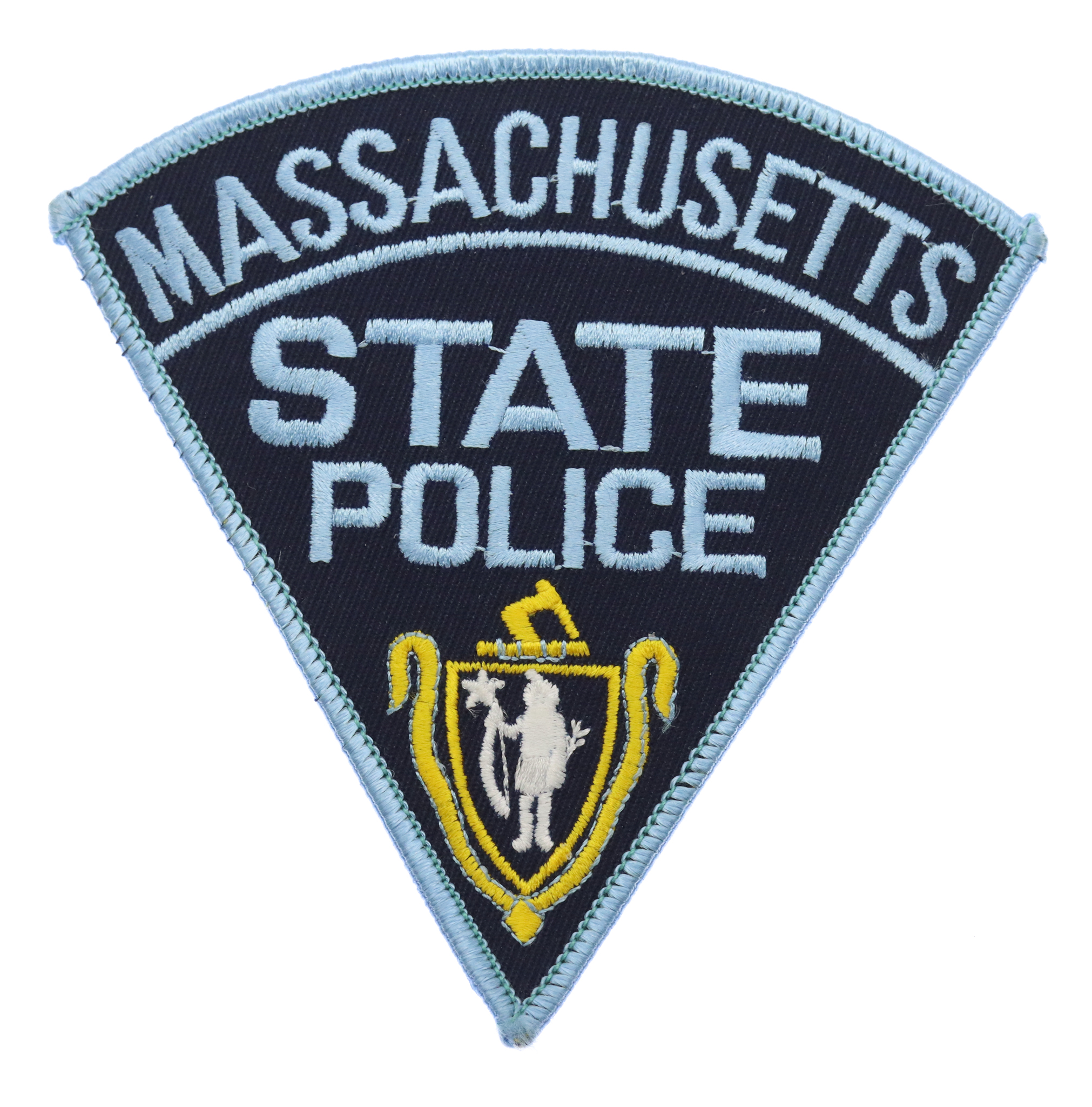 United States Massachusetts State Police Cloth Patch Badge