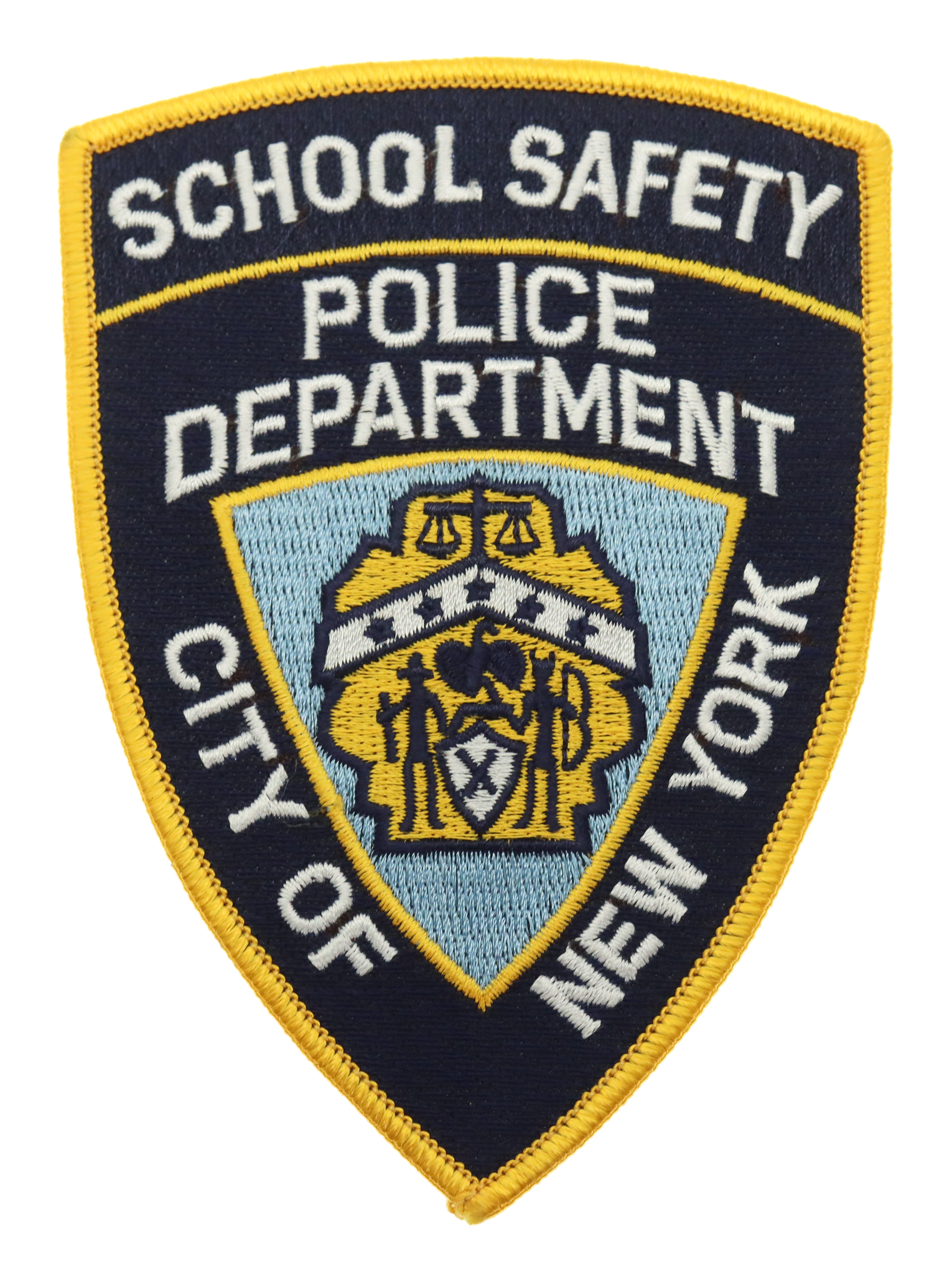 United States City of New York School Safety Police Department Cloth Patch Badge