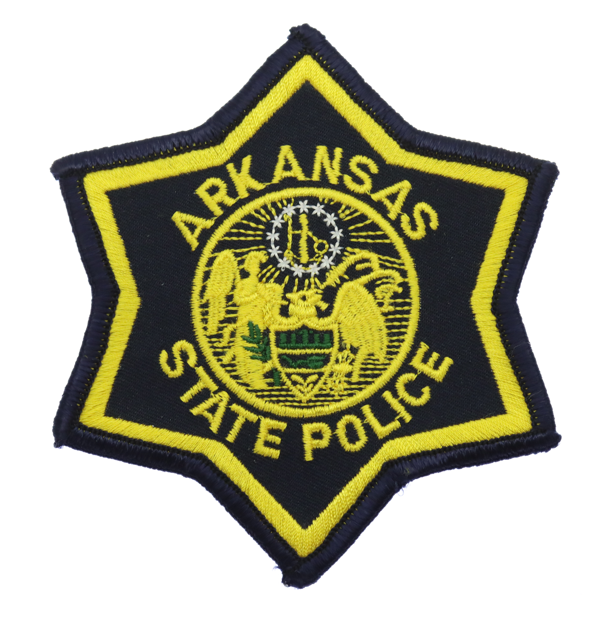 United States Arkansas State Police Cloth Patch Badge