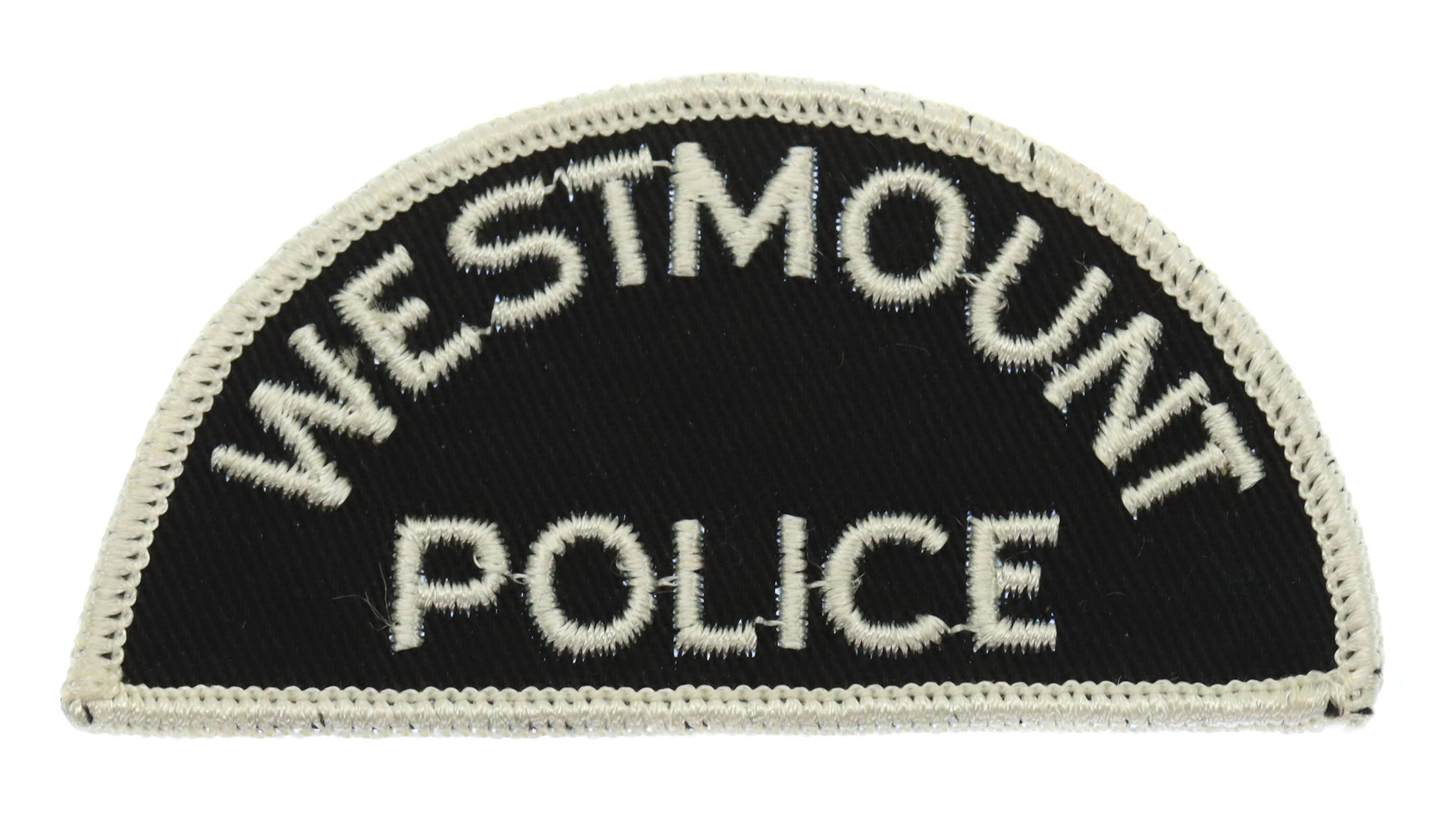 Canadian Westmount Police Cloth Patch Badge