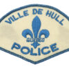 Canadian Ville De Hull Quebec Police Cloth Patch Badge