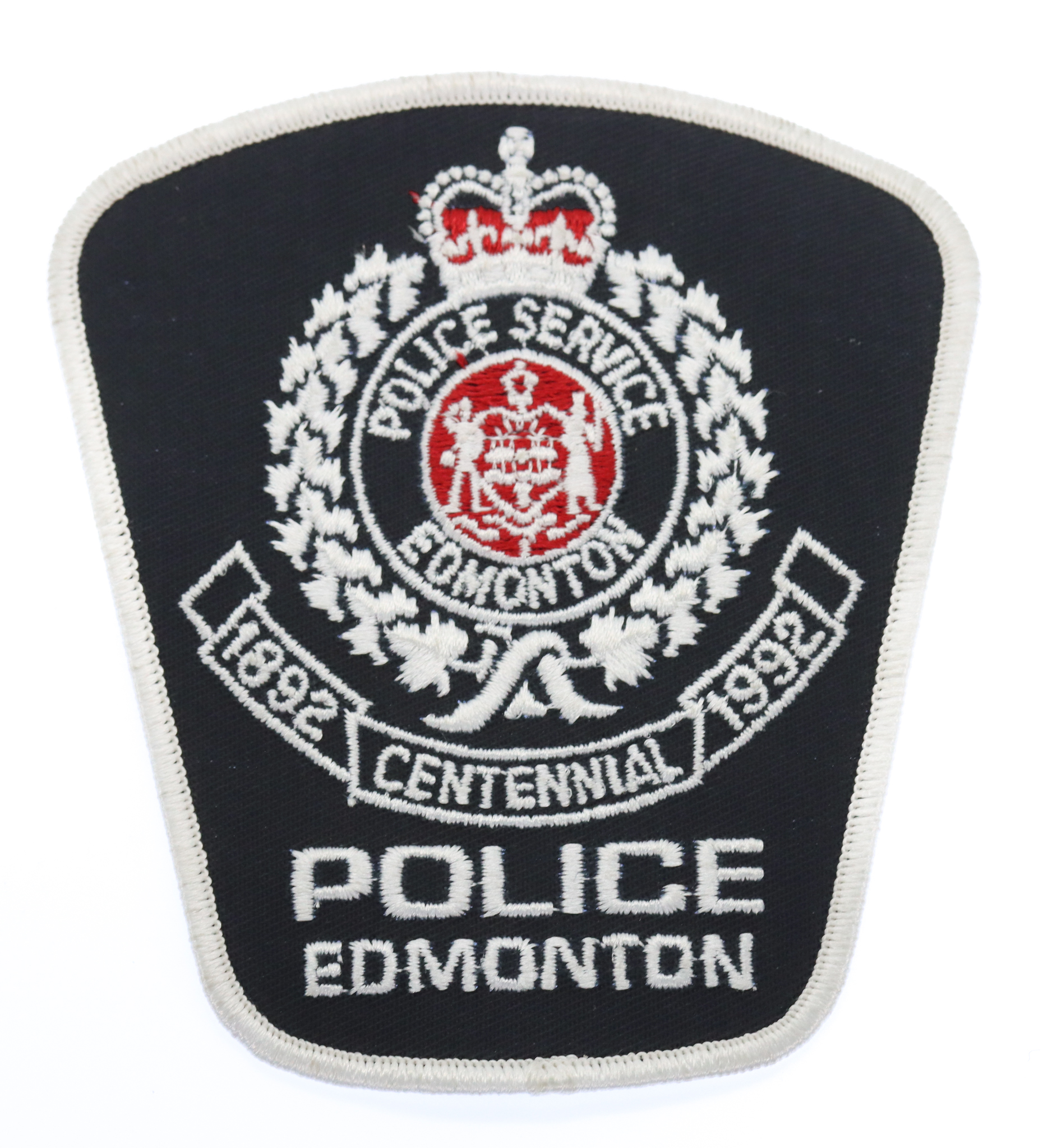 Canadian Edmonton Police Cloth Patch Badge