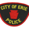 United States City of Erie Police Cloth Patch Badge