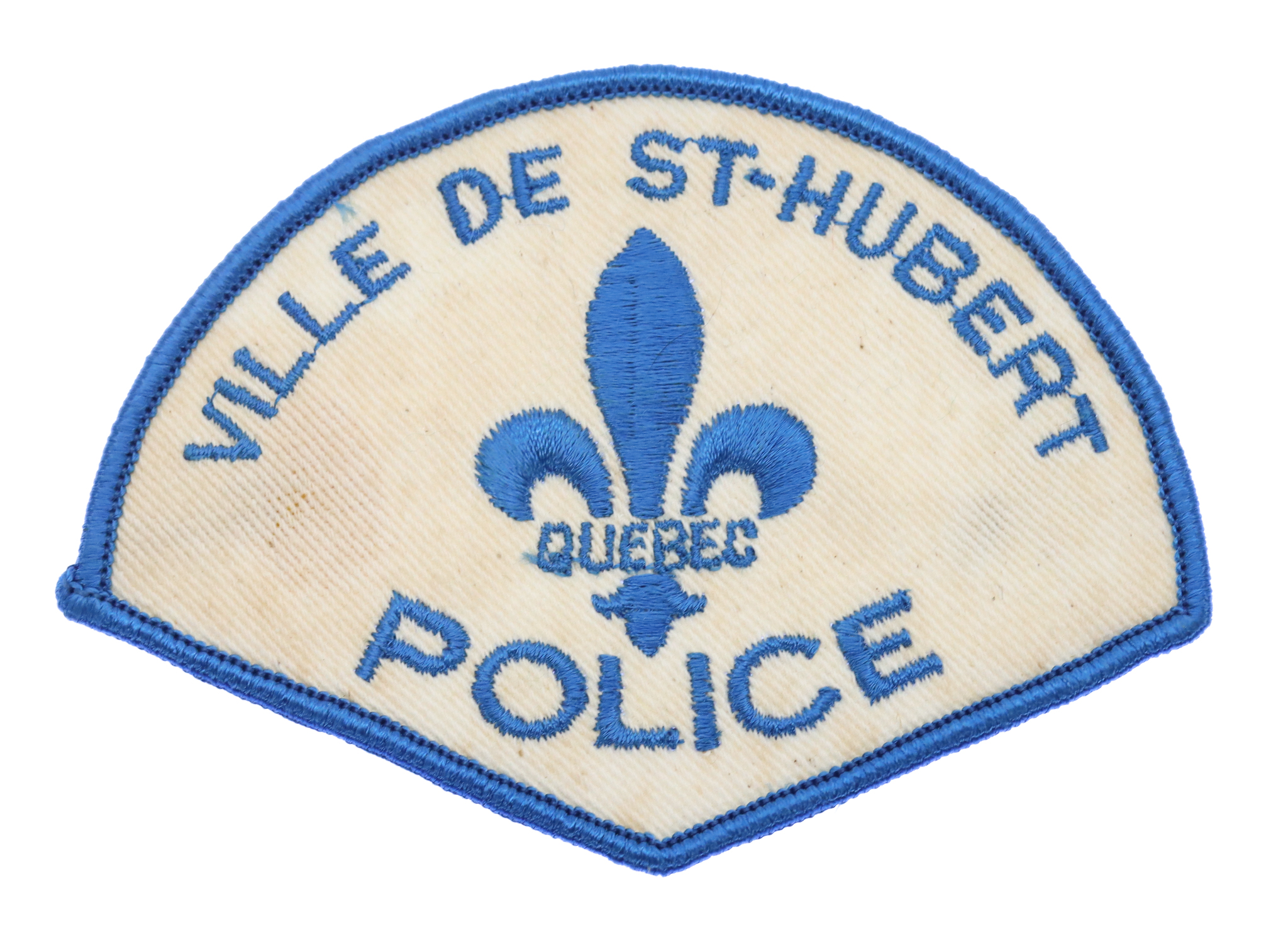 Canadian Ville De St-Hubert Police Quebec Cloth Patch Badge