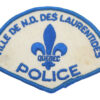 Canadian Ville De N.D. Des Laurentides Police Cloth Patch Badge