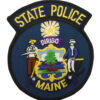 United States State Police Maine Cloth Patch Badge