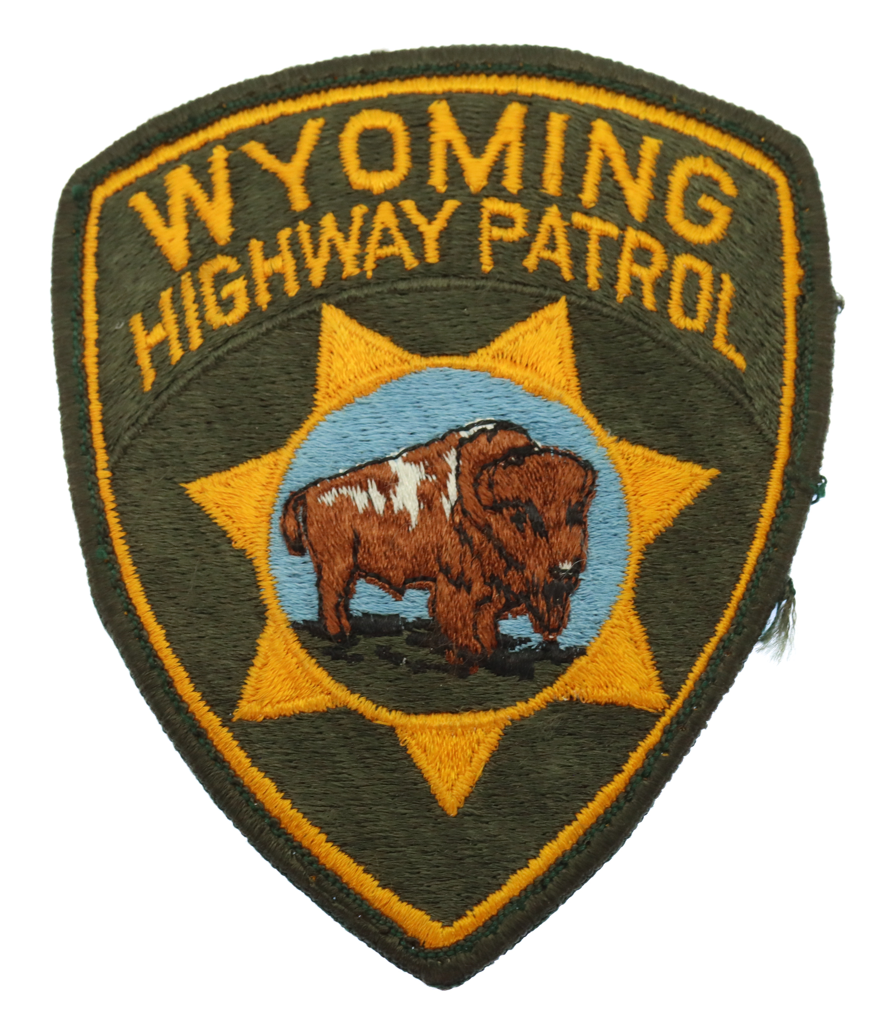United States Wyoming Highway Patrol Cloth Patch Badge
