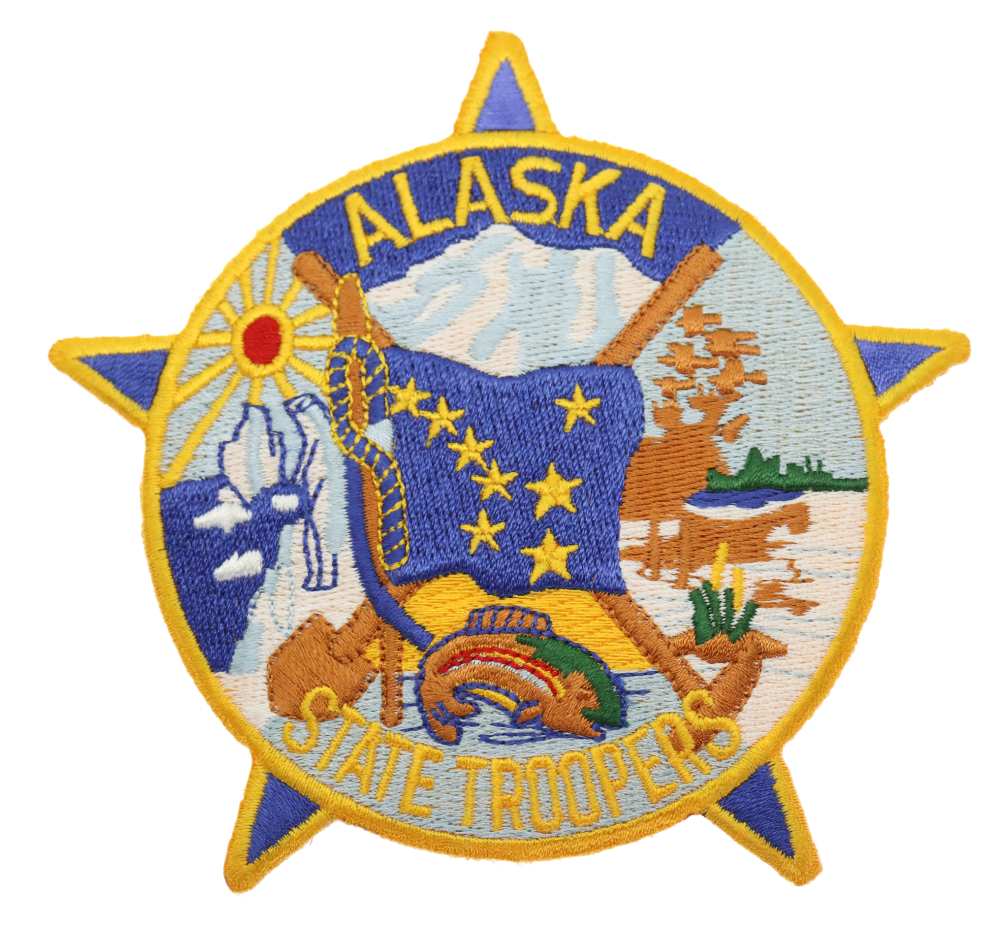 United States Alaska State Troopers Cloth Patch Badge
