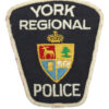 Canadian York Regional Police Cloth Patch Badge