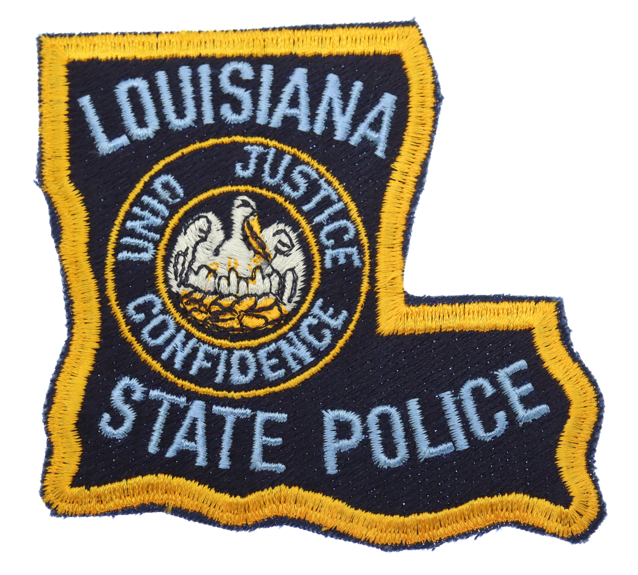 United States Louisiana State Police Cloth Patch Badge