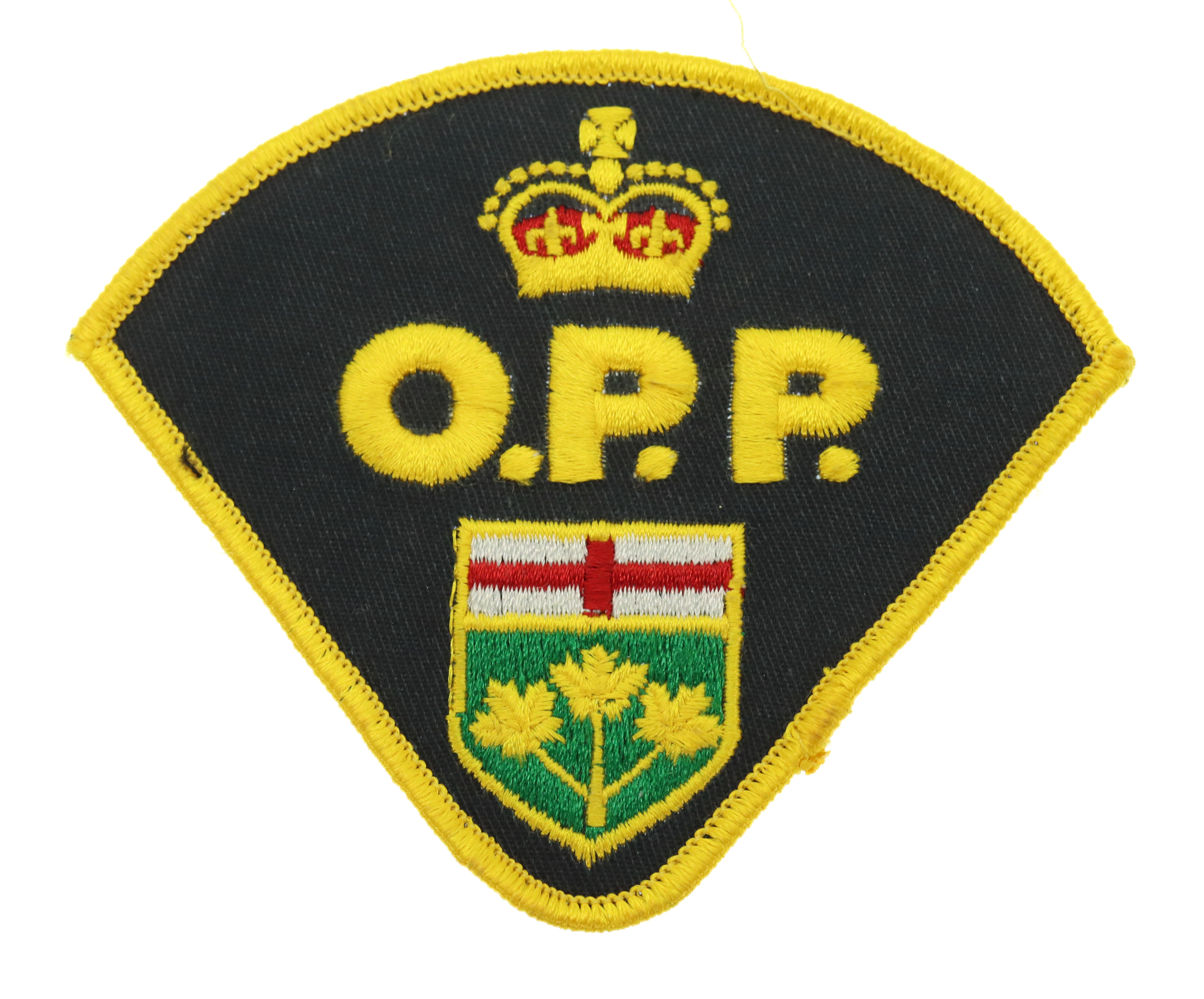Canadian Ontario Provincial Police Cloth Patch Badge