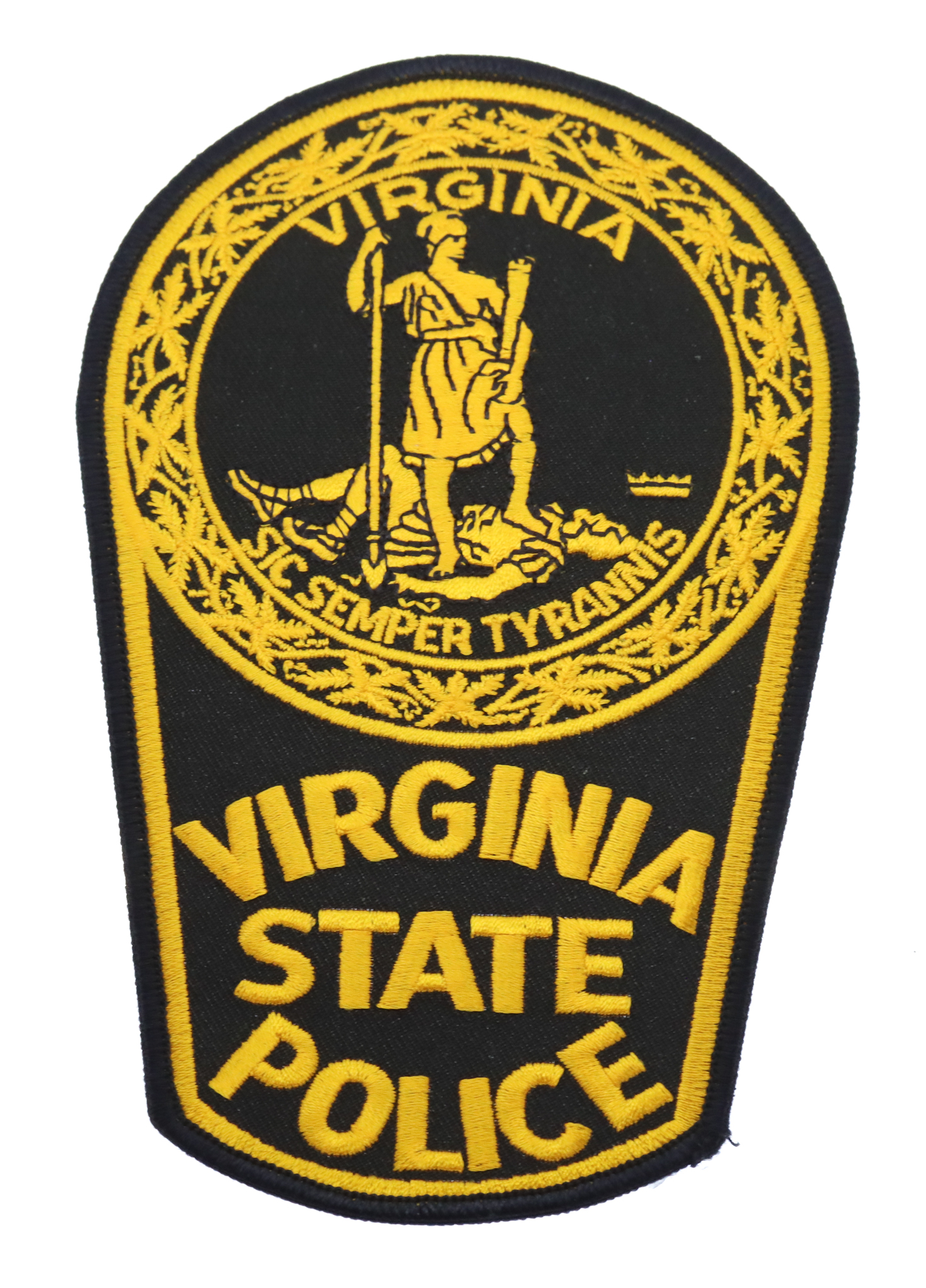 United States Virginia State Police Cloth Patch Badge