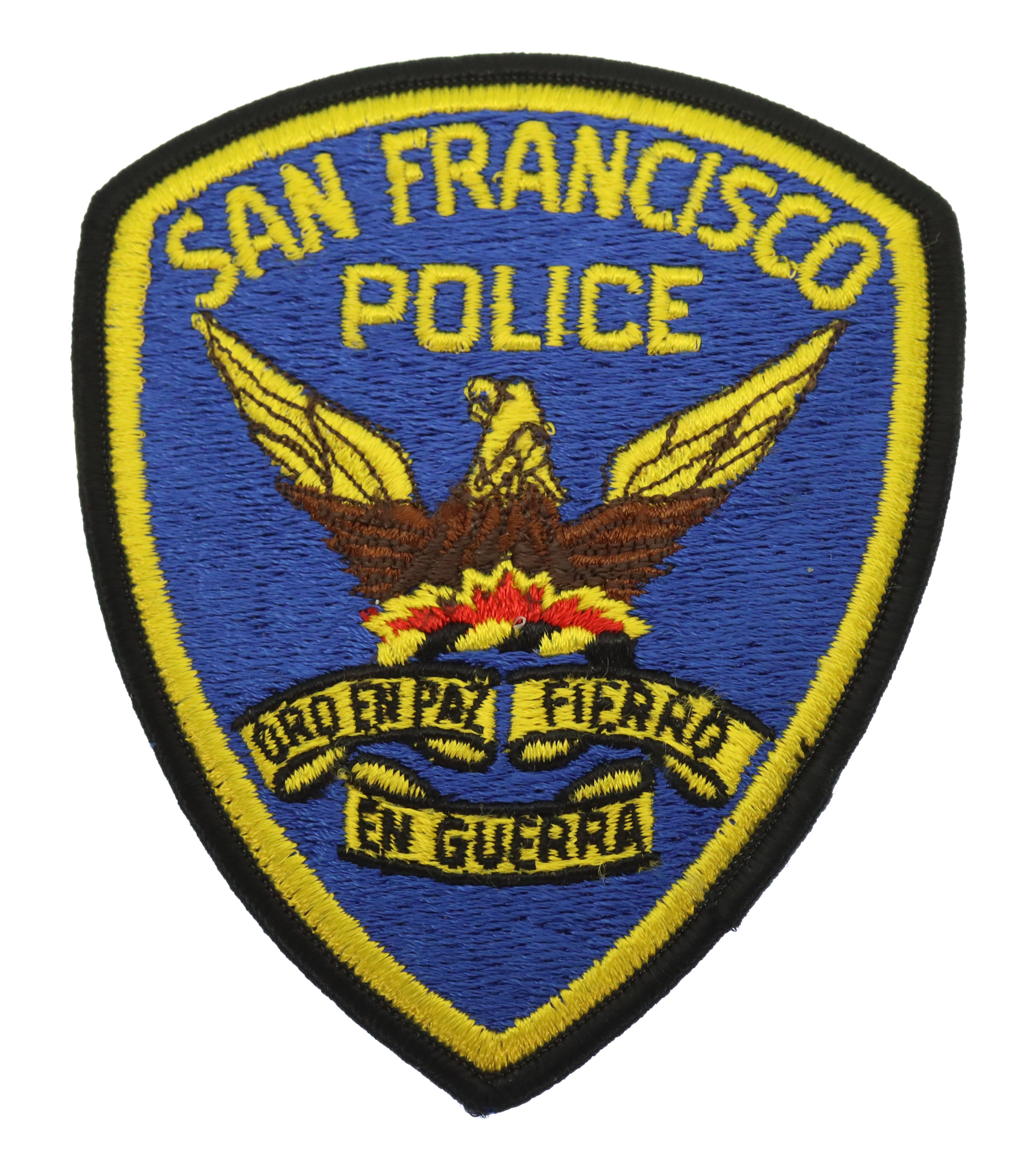 United States San Francisco Police Cloth Patch Badge