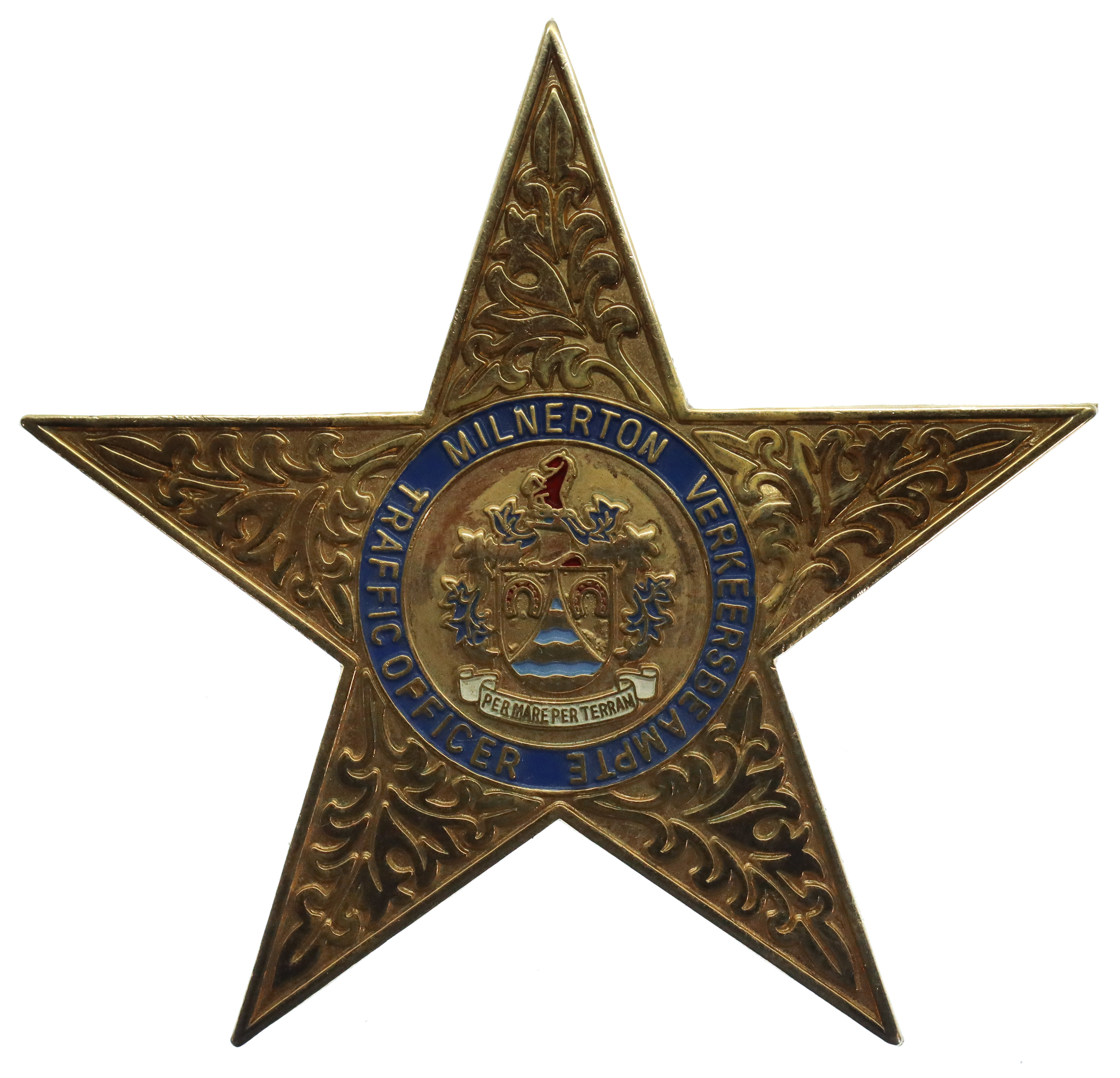 South Africa Milnerton Traffic Officer Cap Badge