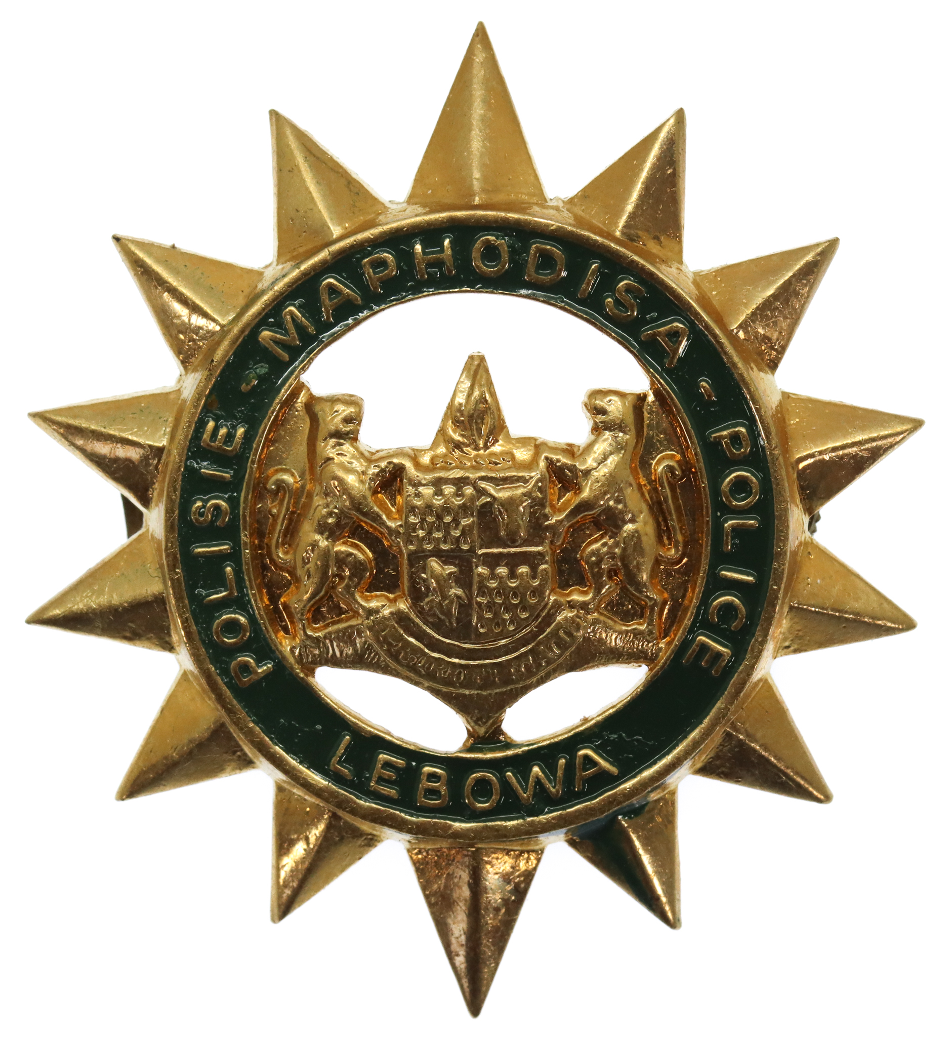 South Africa Lebowa Police Cap Badge