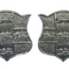 Pair of York City Police Collar Badges