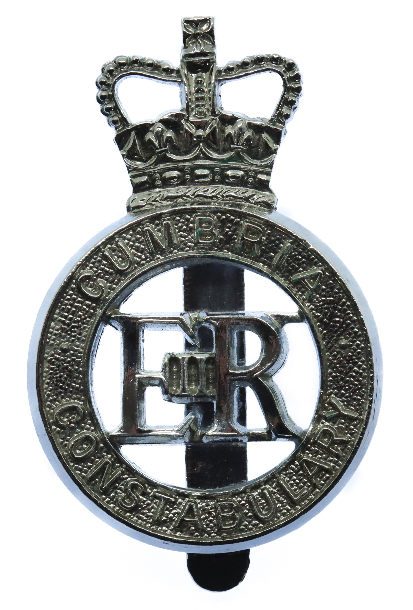 Cumbria Constabulary Cap Badge - Queen's Crown