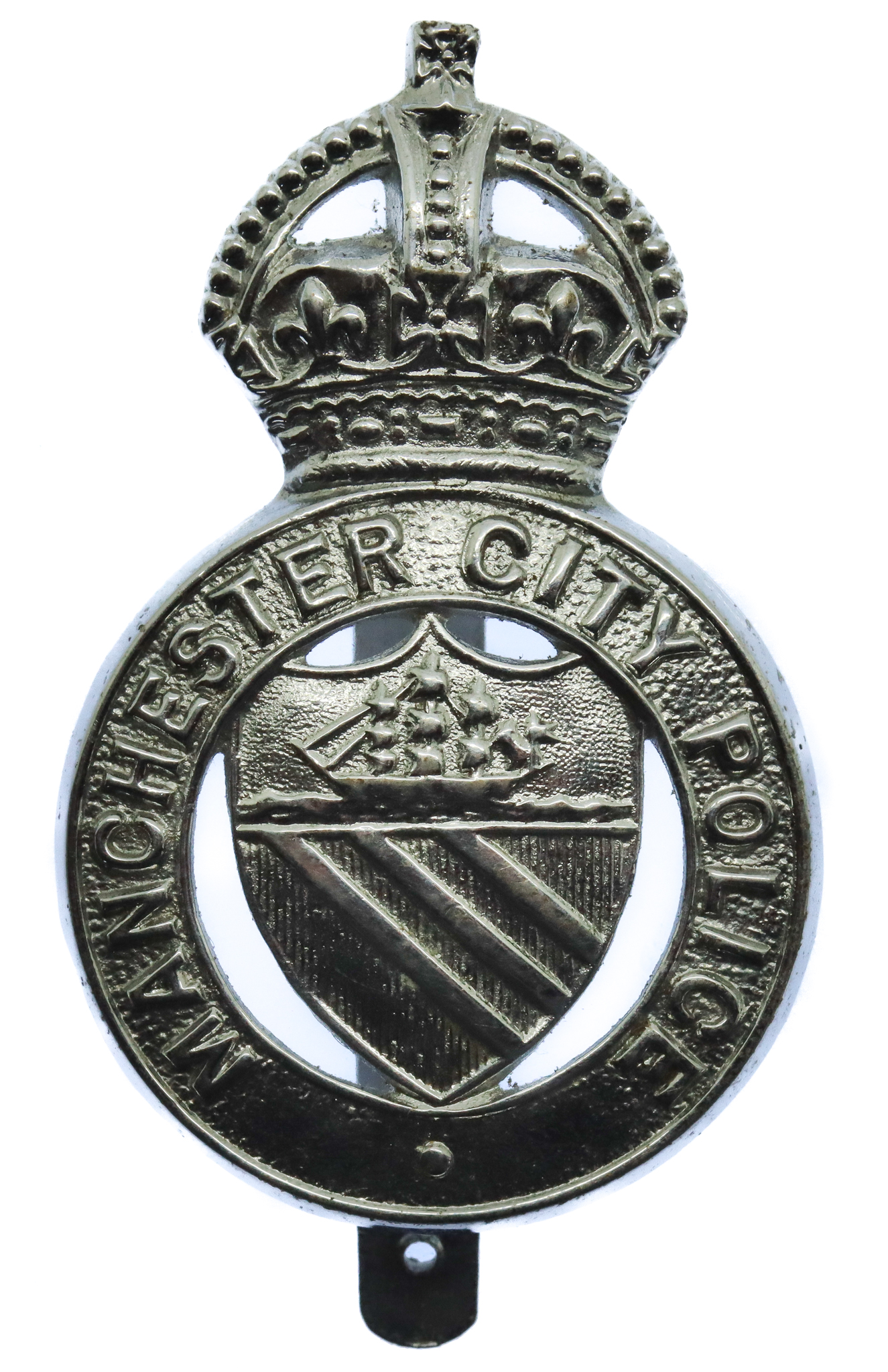 Manchester City Police Cap Badge - King's Crown