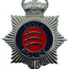 Essex Police Enamelled Helmet Plate - Queen's Crown