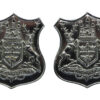 Pair of Nottingham City Police Collar Badges
