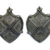 Pair of St. Albans City Police Collar Badges