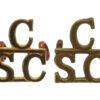 Pair of City of London Police Special Constabulary 'C' Division Collar Badges