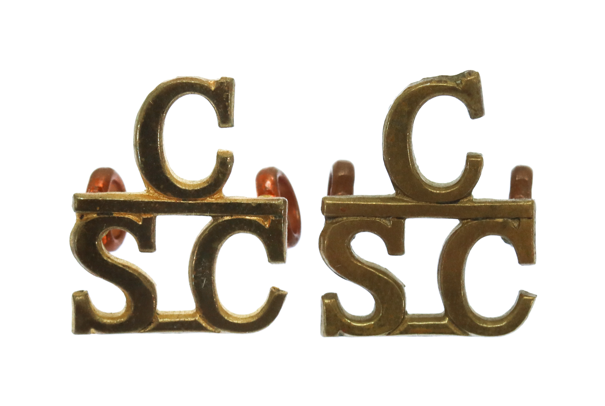 Pair of City of London Police Special Constabulary 'C' Division Collar Badges