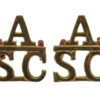 Pair of City of London Police Special Constabulary 'A' Division Collar Badges