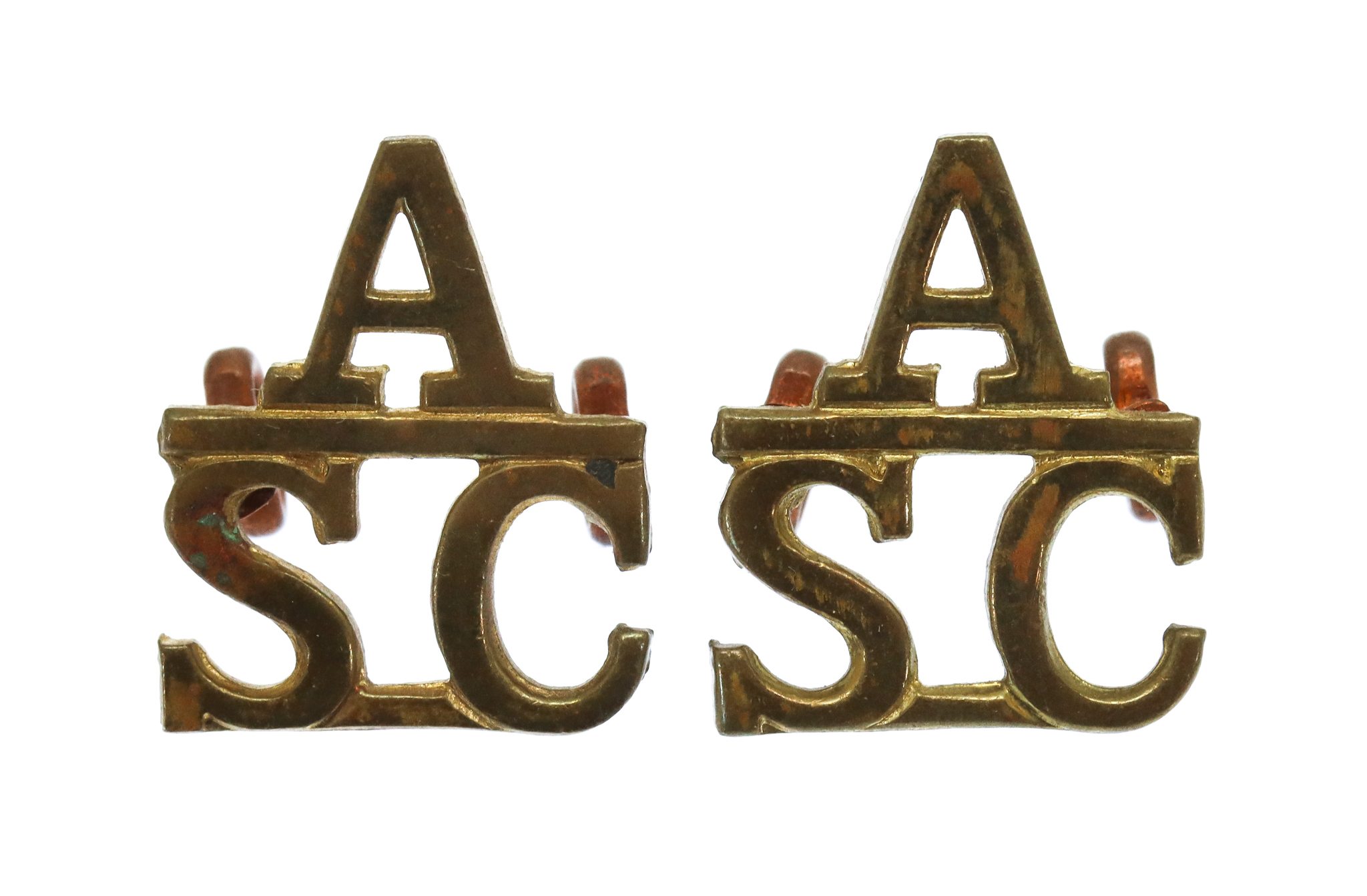 Pair of City of London Police Special Constabulary 'A' Division Collar Badges